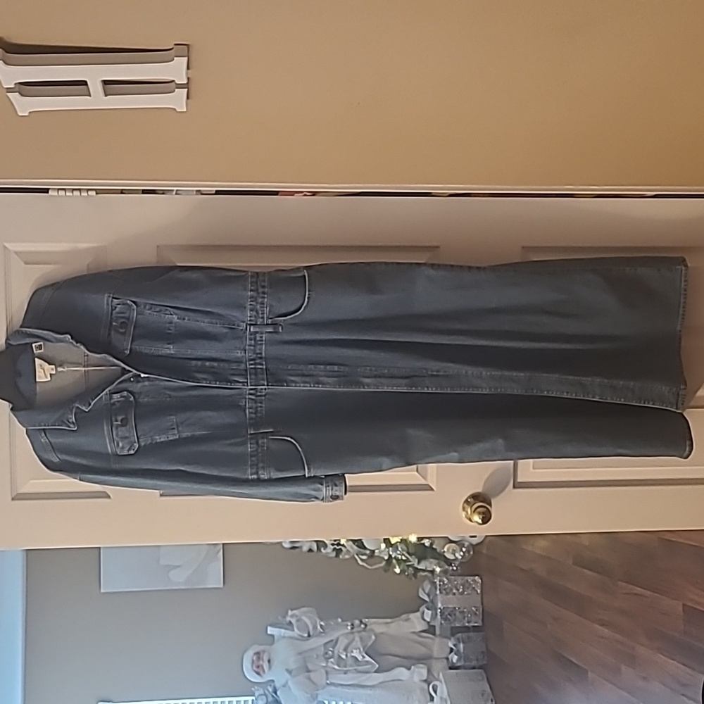 Universal Thread Women's Denim Long Maxi Dress SZ 16 - Picture 8 of 10